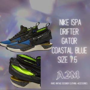 Nike Ispa Gator Coastal Blue Size 7.5 NWT